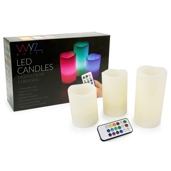 The Holiday Aisle® Vanilla Scented Flameless Candle & Reviews Wayfair